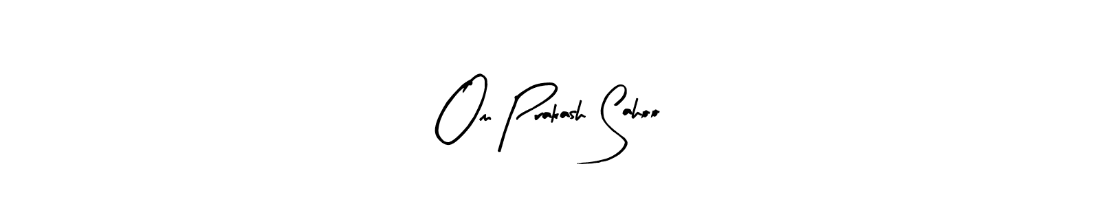 How to make Om Prakash Sahoo name signature. Use Arty Signature style for creating short signs online. This is the latest handwritten sign. Om Prakash Sahoo signature style 8 images and pictures png