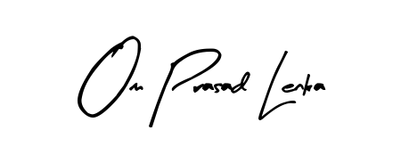 Style your name Om Prasad Lenka with confidence using Arty Signature signature design. Simple, elegant, and ready for immediate document use. Om Prasad Lenka signature style 8 images and pictures png