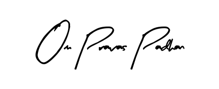 Practice writing Om Pravas Padhan with the flow of Arty Signature lettering. A fantastic source of inspiration for developing your personal signature style. Om Pravas Padhan signature style 8 images and pictures png