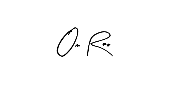 Make a beautiful signature design for name Om Rao. With this signature (Arty Signature) style, you can create a handwritten signature for free. Om Rao signature style 8 images and pictures png