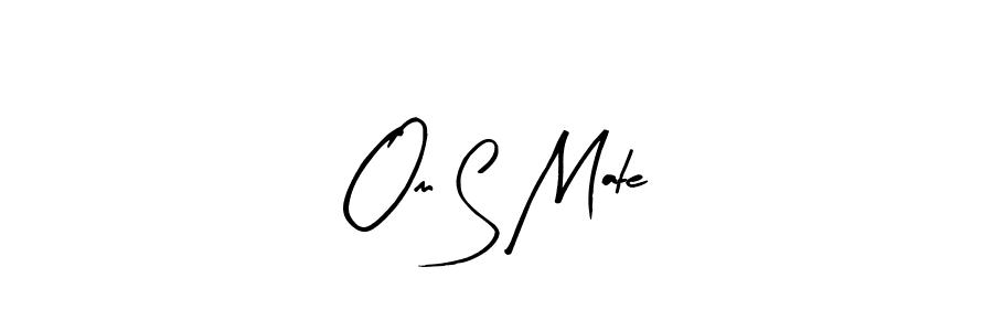 You can use this online signature creator to create a handwritten signature for the name Om S Mate. This is the best online autograph maker. Om S Mate signature style 8 images and pictures png