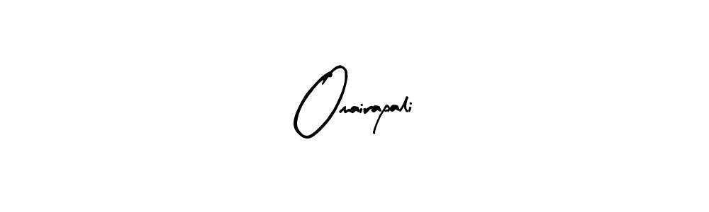 Design your own signature with our free online signature maker. With this signature software, you can create a handwritten (Arty Signature) signature for name Omairapali. Omairapali signature style 8 images and pictures png