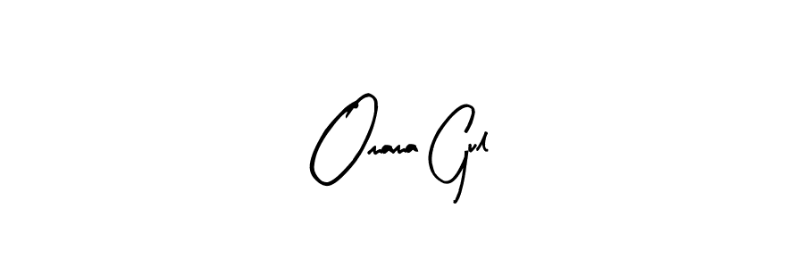 Similarly Arty Signature is the best handwritten signature design. Signature creator online .You can use it as an online autograph creator for name Omama Gul. Omama Gul signature style 8 images and pictures png