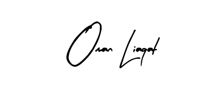 Transform the name Oman Liaqat into a signature masterpiece using Arty Signature font. Ideal for photographers, artists, and creators looking for watermarks. Oman Liaqat signature style 8 images and pictures png