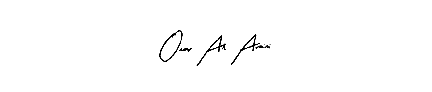 How to make Omar Al Araimi name signature. Use Arty Signature style for creating short signs online. This is the latest handwritten sign. Omar Al Araimi signature style 8 images and pictures png