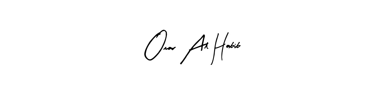 You should practise on your own different ways (Arty Signature) to write your name (Omar Al Habib) in signature. don't let someone else do it for you. Omar Al Habib signature style 8 images and pictures png