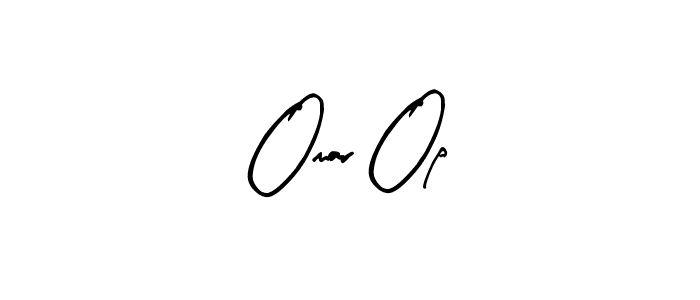 Create a beautiful signature design for name Omar Op. With this signature (Arty Signature) fonts, you can make a handwritten signature for free. Omar Op signature style 8 images and pictures png