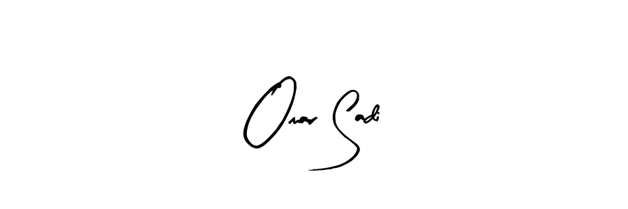 Create a beautiful signature design for name Omar Sadi. With this signature (Arty Signature) fonts, you can make a handwritten signature for free. Omar Sadi signature style 8 images and pictures png