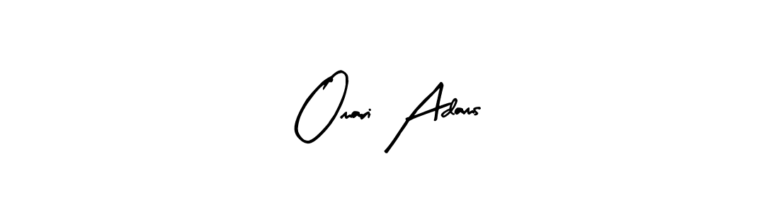 Similarly Arty Signature is the best handwritten signature design. Signature creator online .You can use it as an online autograph creator for name Omari Adams. Omari Adams signature style 8 images and pictures png