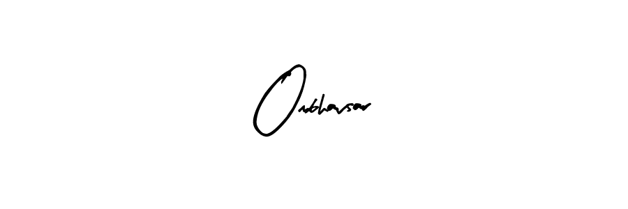 Create a beautiful signature design for name Ombhavsar. With this signature (Arty Signature) fonts, you can make a handwritten signature for free. Ombhavsar signature style 8 images and pictures png