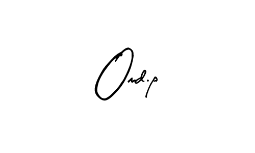 Use a signature maker to create a handwritten signature online. With this signature software, you can design (Arty Signature) your own signature for name Omd.p. Omd.p signature style 8 images and pictures png