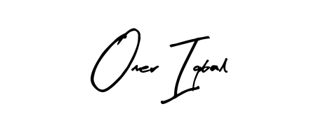 Use a signature maker to create a handwritten signature online. With this signature software, you can design (Arty Signature) your own signature for name Omer Iqbal. Omer Iqbal signature style 8 images and pictures png