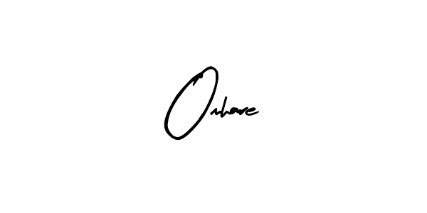 Make a beautiful signature design for name Omhare. Use this online signature maker to create a handwritten signature for free. Omhare signature style 8 images and pictures png