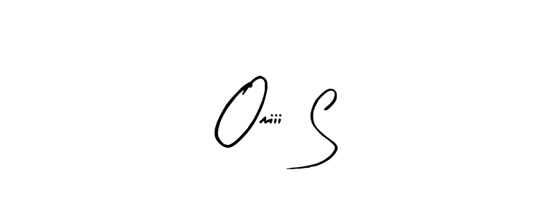 Design your own signature with our free online signature maker. With this signature software, you can create a handwritten (Arty Signature) signature for name Omiii  S. Omiii  S signature style 8 images and pictures png