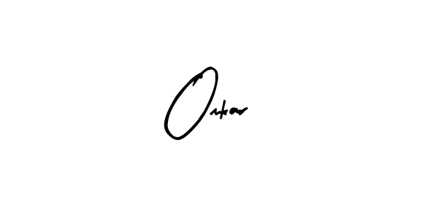 Design your own signature with our free online signature maker. With this signature software, you can create a handwritten (Arty Signature) signature for name Omkar . Omkar  signature style 8 images and pictures png