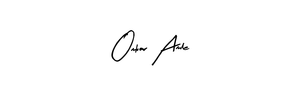 Create a beautiful signature design for name Omkar Amle. With this signature (Arty Signature) fonts, you can make a handwritten signature for free. Omkar Amle signature style 8 images and pictures png