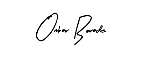 Design your own signature with our free online signature maker. With this signature software, you can create a handwritten (Arty Signature) signature for name Omkar Borade. Omkar Borade signature style 8 images and pictures png