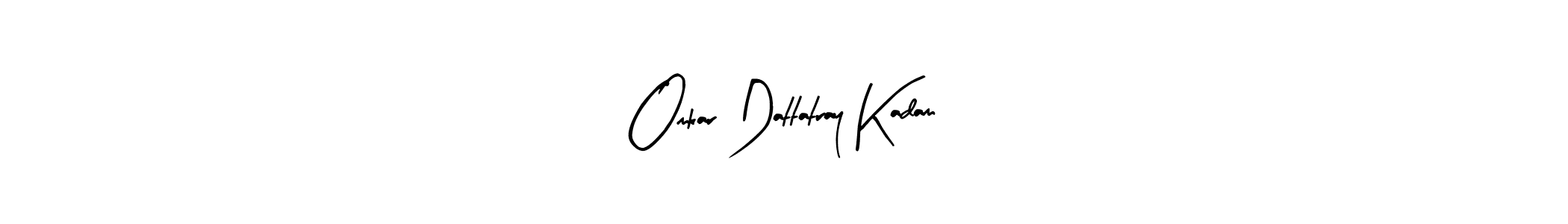 Make a beautiful signature design for name Omkar Dattatray Kadam. Use this online signature maker to create a handwritten signature for free. Omkar Dattatray Kadam signature style 8 images and pictures png