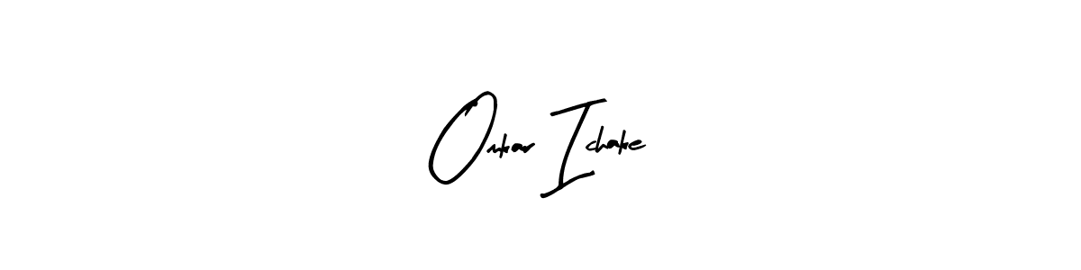 Omkar Ichake stylish signature style. Best Handwritten Sign (Arty Signature) for my name. Handwritten Signature Collection Ideas for my name Omkar Ichake. Omkar Ichake signature style 8 images and pictures png