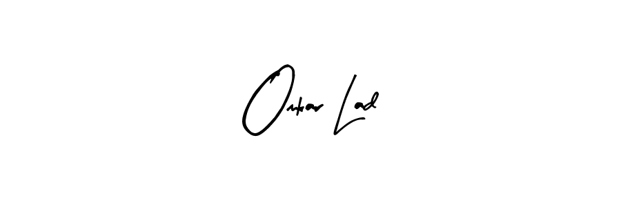Also we have Omkar Lad name is the best signature style. Create professional handwritten signature collection using Arty Signature autograph style. Omkar Lad signature style 8 images and pictures png