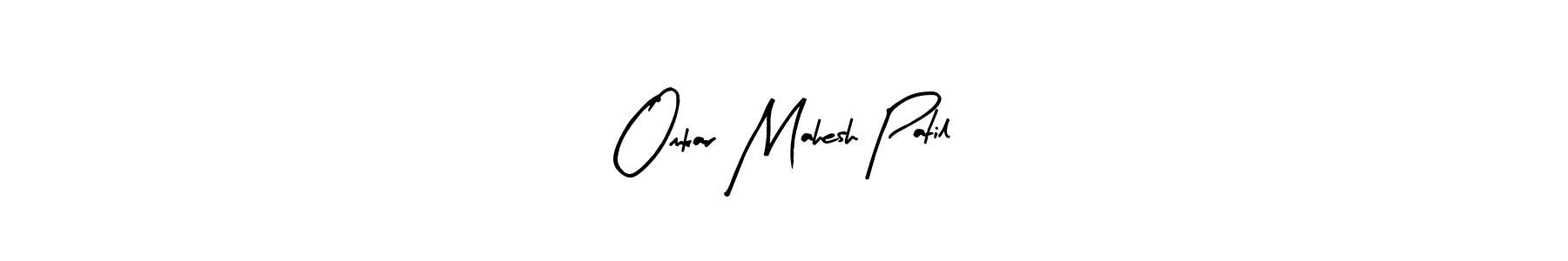 Similarly Arty Signature is the best handwritten signature design. Signature creator online .You can use it as an online autograph creator for name Omkar Mahesh Patil. Omkar Mahesh Patil signature style 8 images and pictures png
