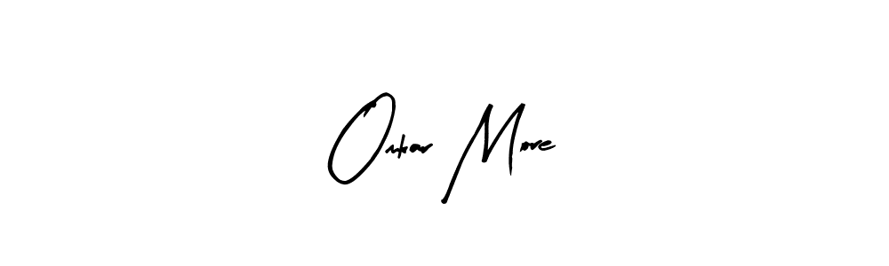 This is the best signature style for the Omkar More name. Also you like these signature font (Arty Signature). Mix name signature. Omkar More signature style 8 images and pictures png