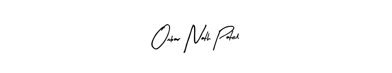 You should practise on your own different ways (Arty Signature) to write your name (Omkar Nath Patel) in signature. don't let someone else do it for you. Omkar Nath Patel signature style 8 images and pictures png