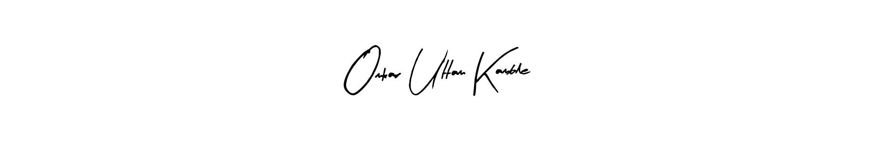 How to make Omkar Uttam Kamble signature? Arty Signature is a professional autograph style. Create handwritten signature for Omkar Uttam Kamble name. Omkar Uttam Kamble signature style 8 images and pictures png