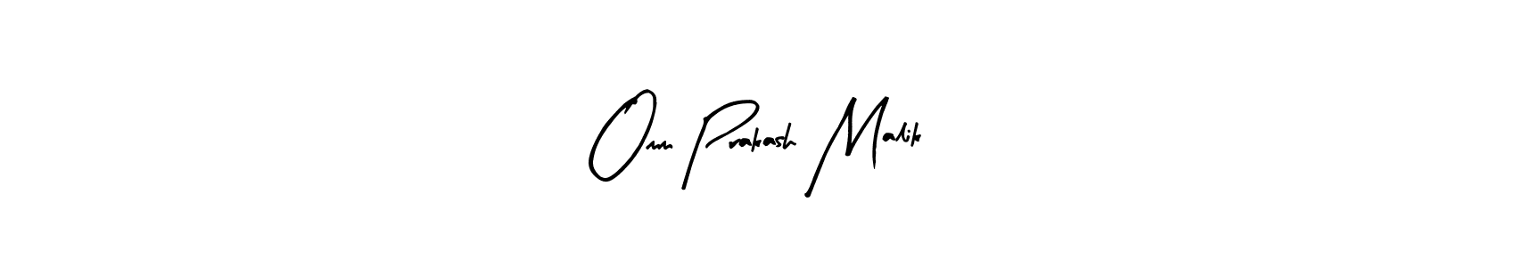 Omm Prakash Malik stylish signature style. Best Handwritten Sign (Arty Signature) for my name. Handwritten Signature Collection Ideas for my name Omm Prakash Malik. Omm Prakash Malik signature style 8 images and pictures png