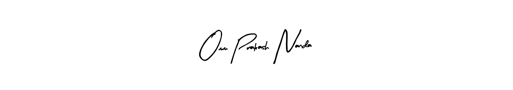 How to make Omm Prakash Nanda signature? Arty Signature is a professional autograph style. Create handwritten signature for Omm Prakash Nanda name. Omm Prakash Nanda signature style 8 images and pictures png