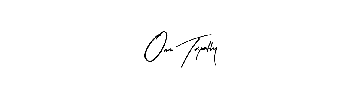 Similarly Arty Signature is the best handwritten signature design. Signature creator online .You can use it as an online autograph creator for name Omm Tripathy. Omm Tripathy signature style 8 images and pictures png