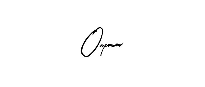 How to make Ompawar name signature. Use Arty Signature style for creating short signs online. This is the latest handwritten sign. Ompawar signature style 8 images and pictures png