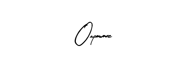 Make a beautiful signature design for name Ompaware. With this signature (Arty Signature) style, you can create a handwritten signature for free. Ompaware signature style 8 images and pictures png