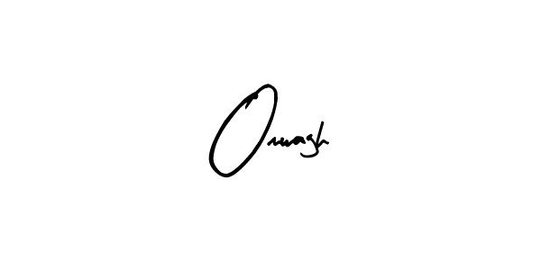 Omwagh stylish signature style. Best Handwritten Sign (Arty Signature) for my name. Handwritten Signature Collection Ideas for my name Omwagh. Omwagh signature style 8 images and pictures png