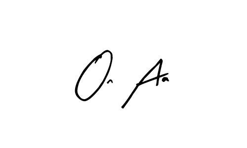 Also we have On Aa name is the best signature style. Create professional handwritten signature collection using Arty Signature autograph style. On Aa signature style 8 images and pictures png