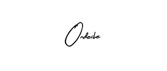 Also we have Ondeche name is the best signature style. Create professional handwritten signature collection using Arty Signature autograph style. Ondeche signature style 8 images and pictures png