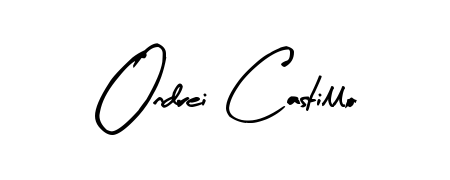 How to make Ondrei Castillo name signature. Use Arty Signature style for creating short signs online. This is the latest handwritten sign. Ondrei Castillo signature style 8 images and pictures png