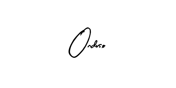 Make a beautiful signature design for name Onduso. Use this online signature maker to create a handwritten signature for free. Onduso signature style 8 images and pictures png