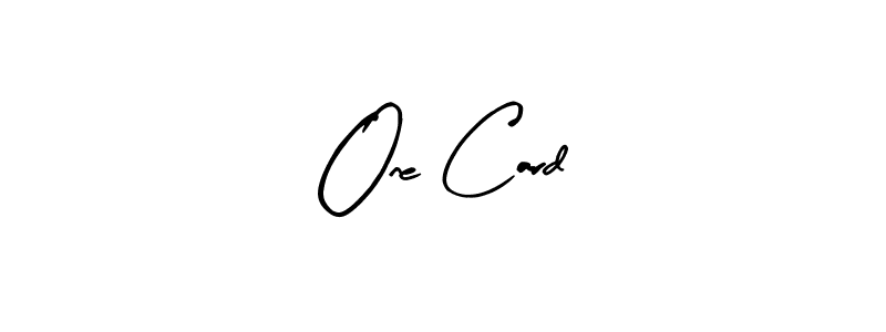 Also we have One Card name is the best signature style. Create professional handwritten signature collection using Arty Signature autograph style. One Card signature style 8 images and pictures png