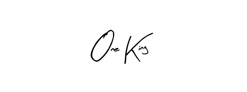 Use a signature maker to create a handwritten signature online. With this signature software, you can design (Arty Signature) your own signature for name One King. One King signature style 8 images and pictures png