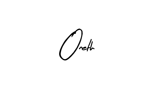 Arty Signature is a professional signature style that is perfect for those who want to add a touch of class to their signature. It is also a great choice for those who want to make their signature more unique. Get Oneth name to fancy signature for free. Oneth signature style 8 images and pictures png