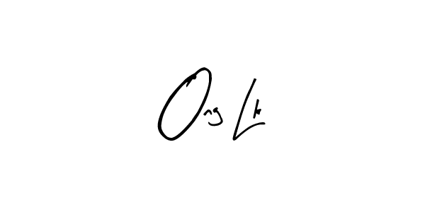 Also we have Ong Lk name is the best signature style. Create professional handwritten signature collection using Arty Signature autograph style. Ong Lk signature style 8 images and pictures png