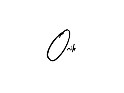 The best way (Arty Signature) to make a short signature is to pick only two or three words in your name. The name Onik include a total of six letters. For converting this name. Onik signature style 8 images and pictures png