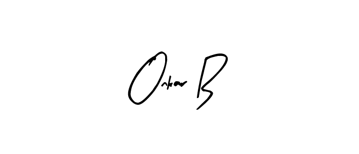 Here are the top 10 professional signature styles for the name Onkar B. These are the best autograph styles you can use for your name. Onkar B signature style 8 images and pictures png