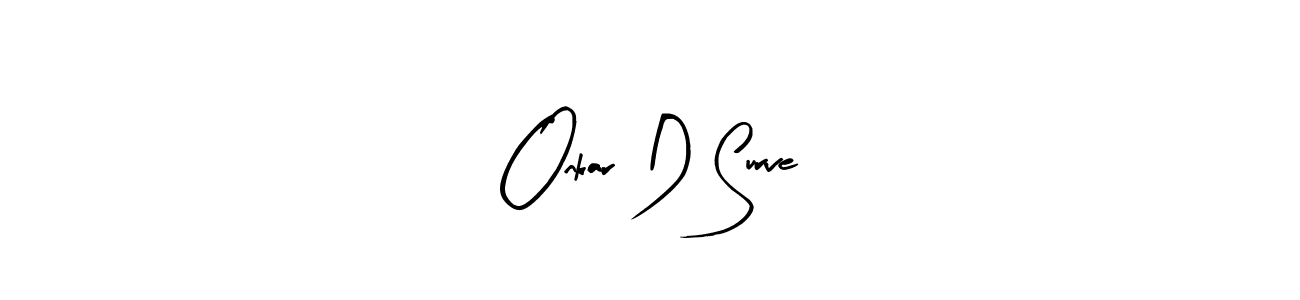 Also You can easily find your signature by using the search form. We will create Onkar D Surve name handwritten signature images for you free of cost using Arty Signature sign style. Onkar D Surve signature style 8 images and pictures png