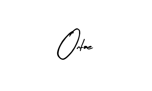 Design your own signature with our free online signature maker. With this signature software, you can create a handwritten (Arty Signature) signature for name Ontae. Ontae signature style 8 images and pictures png