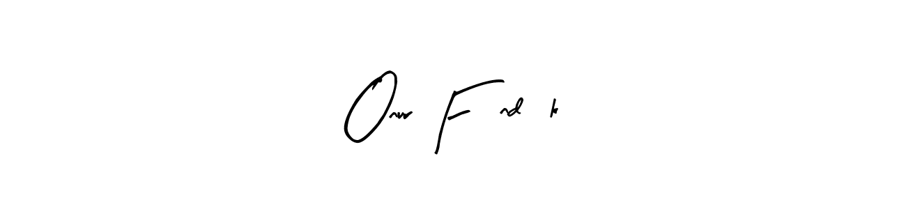 Make a beautiful signature design for name Onur Fındık. With this signature (Arty Signature) style, you can create a handwritten signature for free. Onur Fındık signature style 8 images and pictures png