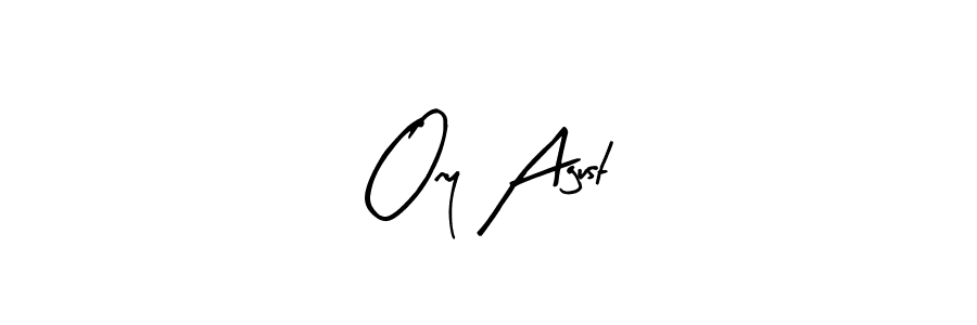 It looks lik you need a new signature style for name Ony Agust. Design unique handwritten (Arty Signature) signature with our free signature maker in just a few clicks. Ony Agust signature style 8 images and pictures png