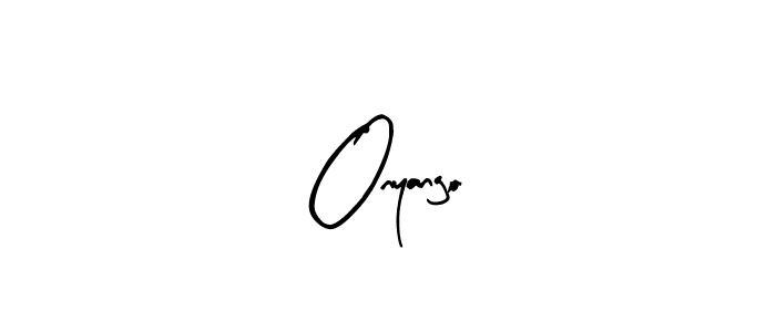 You should practise on your own different ways (Arty Signature) to write your name (Onyango) in signature. don't let someone else do it for you. Onyango signature style 8 images and pictures png