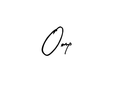 if you are searching for the best signature style for your name Oomp. so please give up your signature search. here we have designed multiple signature styles  using Arty Signature. Oomp signature style 8 images and pictures png